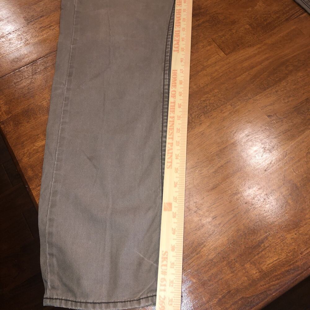 Levi's 701S Relaxed Straight Fit Jeans Tan Khaki W 34 X L 34 - Picture 14 of 15